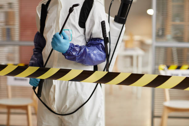 Professional Biohazard Cleanup technician working in Townsend, WI